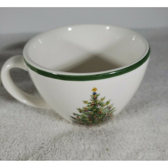 Christopher Radko Traditions Holiday Celebrations Starad Two Tea Cups Colombia - Picture 5 of 9